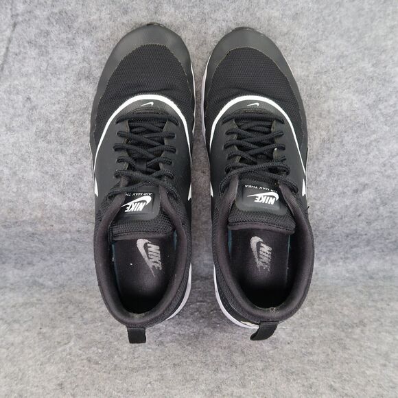 Nike Shoes Womens 9.5 Air Max Thea Sneaker Active Lifestyle Athletic Black White - Picture 8 of 16